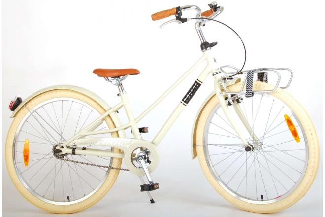 Volare Melody Kinderfiets - Meisjes - 24 inch - Pastel Rood - 6 speed - Prime Collection