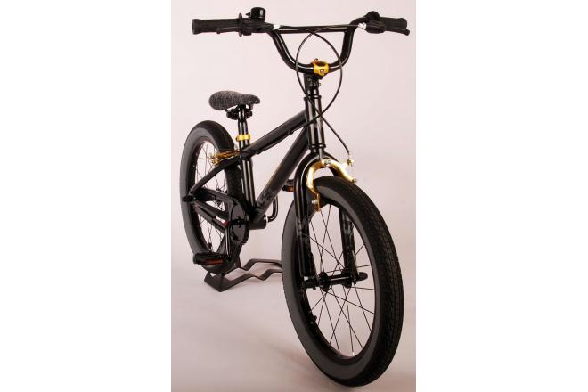 Volare Cool Rider Kinderfahrrad - Jungen - 18 Zoll - Schwarz - zwei Handbremsen - 95% zusammengebaut - Prime Collection