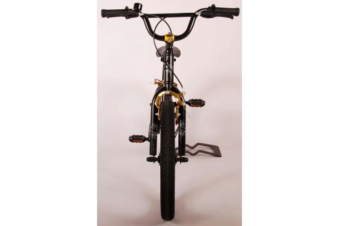 Volare Cool Rider Kinderfahrrad - Jungen - 18 Zoll - Schwarz - zwei Handbremsen - 95% zusammengebaut - Prime Collection
