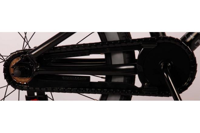 Volare Cool Rider Kinderfahrrad - Jungen - 18 Zoll - Schwarz - zwei Handbremsen - 95% zusammengebaut - Prime Collection