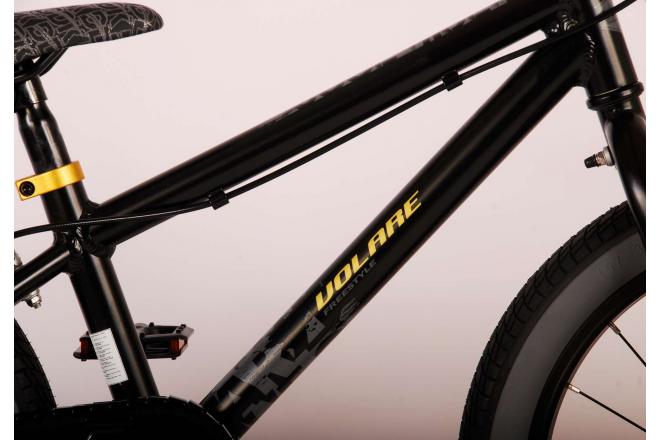 Volare Cool Rider Kinderfahrrad - Jungen - 18 Zoll - Schwarz - zwei Handbremsen - 95% zusammengebaut - Prime Collection