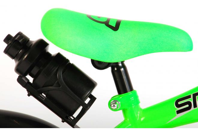 Volare Sportivo Kinderfahrrad - Jungen - 14 Zoll - Neongrün Schwarz - 95% zusammengebaut