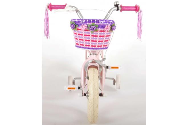 Volare Ashley Kinderfahrrad - Mädchen - 12 Zoll - Rosa - 95% zusammengebaut