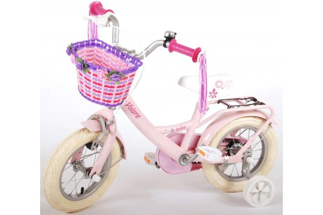 Volare Ashley Kinderfahrrad - Mädchen - 12 Zoll - Rosa - 95% zusammengebaut