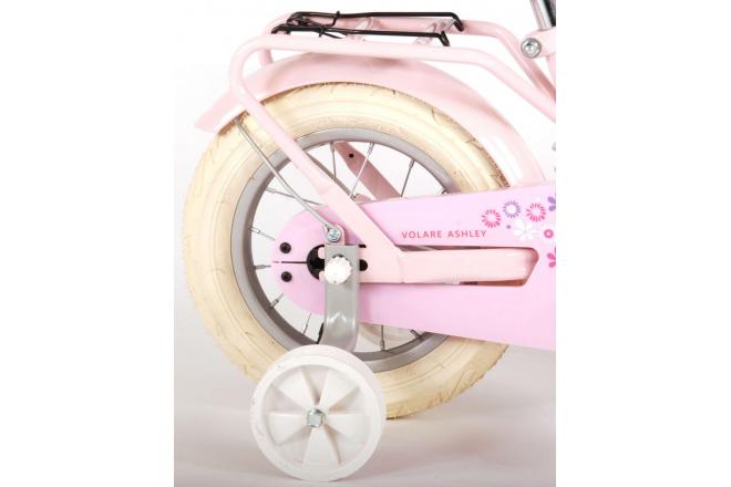 Volare Ashley Kinderfahrrad - Mädchen - 12 Zoll - Rosa - 95% zusammengebaut