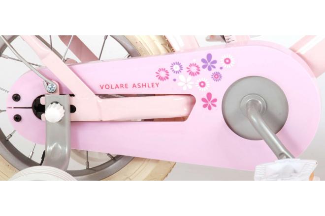 Volare Ashley Kinderfahrrad - Mädchen - 12 Zoll - Rosa - 95% zusammengebaut