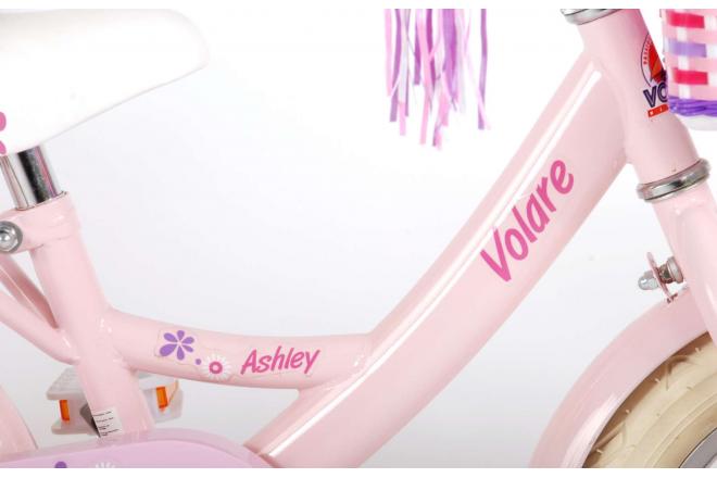 Volare Ashley Kinderfahrrad - Mädchen - 12 Zoll - Rosa - 95% zusammengebaut