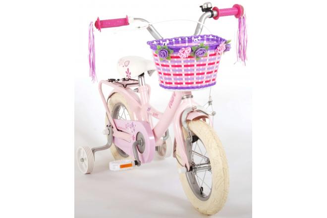 Volare Ashley Kinderfahrrad - Mädchen - 12 Zoll - Rosa - 95% zusammengebaut