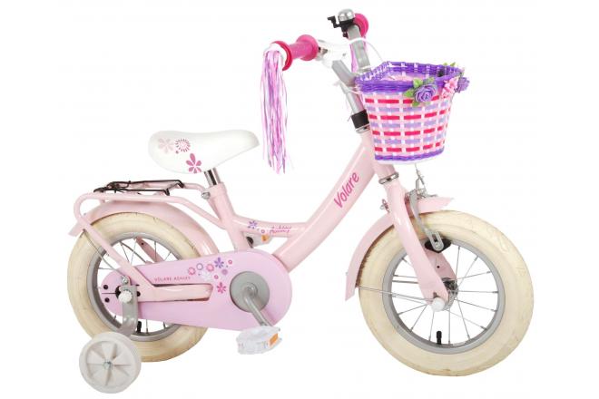 Volare Ashley Kinderfahrrad - Mädchen - 12 Zoll - Rosa - 95% zusammengebaut