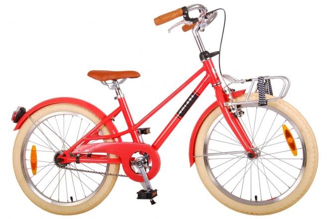 Volare Melody Kinderfahrrad - Mädchen - 20 Zoll - Koralle Rot - Prime Collection