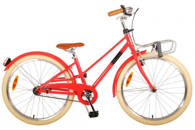 Volare Melody Kinderfahrrad - Mädchen - 24 Zoll - Koralle Rot - Prime Collection