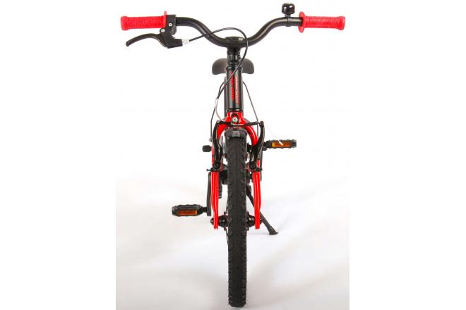 Volare Blaster Kinderfahrrad - Jungen - 16 Zoll - Schwarz Rot - Prime Collection