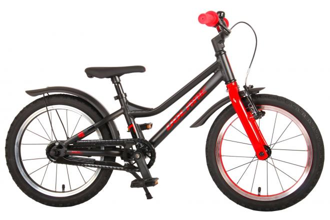 Volare Blaster Kinderfahrrad - Jungen - 16 Zoll - Schwarz Rot - Prime Collection