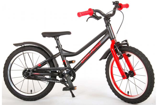 Volare Blaster Kinderfahrrad - Jungen - 16 Zoll - Schwarz Rot - Prime Collection