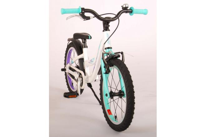 Volare Glamour Kinderfahrrad - Mädchen - 16 Zoll - Perlmutt Mintgrün - Prime Collection