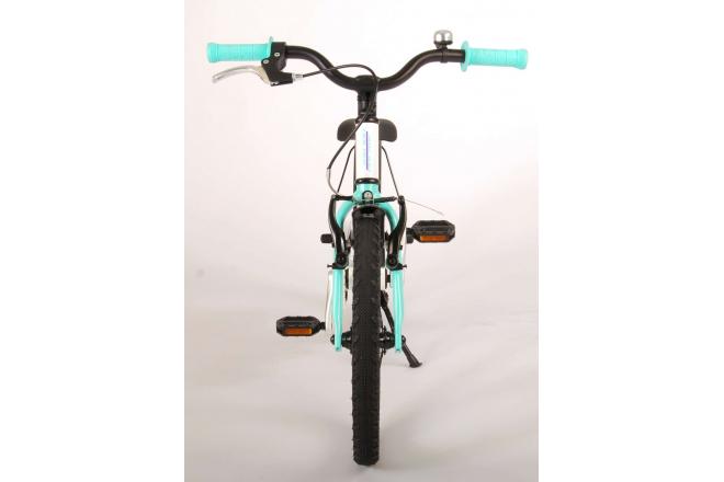 Volare Glamour Kinderfahrrad - Mädchen - 16 Zoll - Perlmutt Mintgrün - Prime Collection