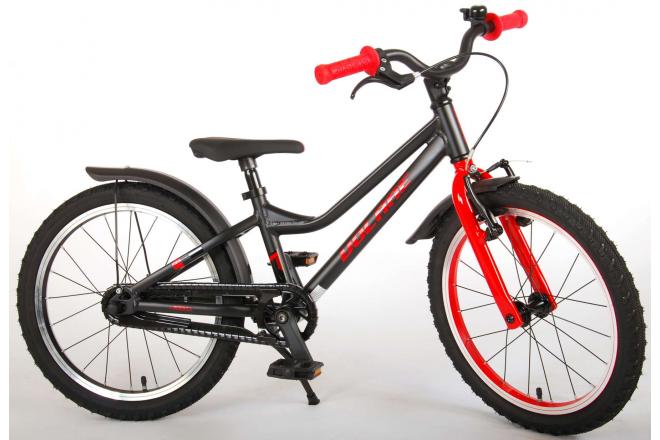 Volare Blaster Kinderfahrrad - Jungen - 18 Zoll - Schwarz Rot - Prime Collection