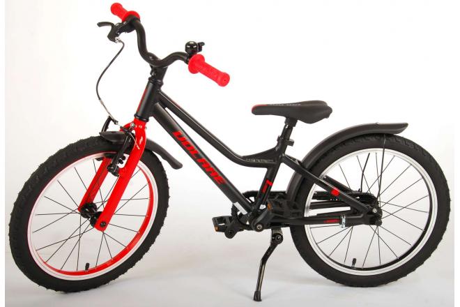 Volare Blaster Kinderfahrrad - Jungen - 18 Zoll - Schwarz Rot - Prime Collection