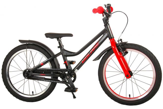 Volare Blaster Kinderfahrrad - Jungen - 18 Zoll - Schwarz Rot - Prime Collection