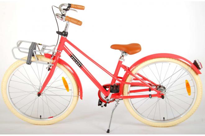 Volare Melody Kinderfahrrad - Mädchen - 24 Zoll - Koralle Rot - Prime Collection