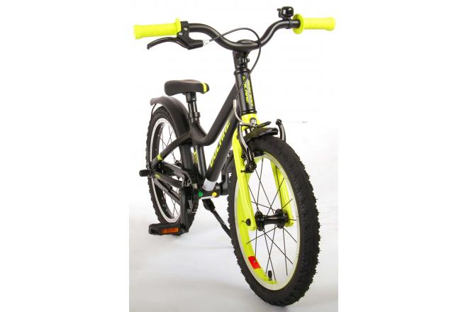 Volare Blaster Kinderfahrrad - Jungen - 16 Zoll - Schwarz Grün - Prime Collection