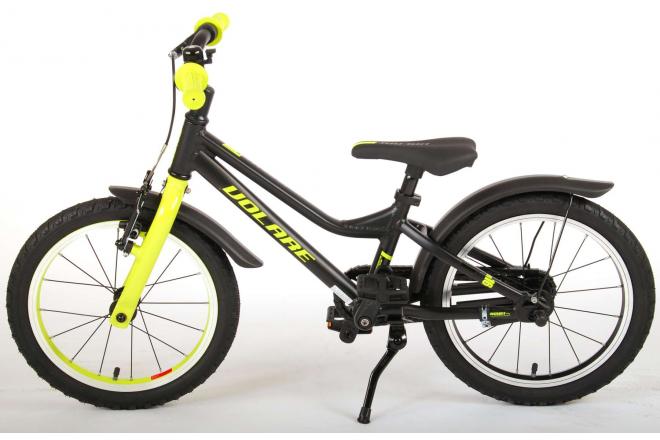 Volare Blaster Kinderfahrrad - Jungen - 16 Zoll - Schwarz Grün - Prime Collection