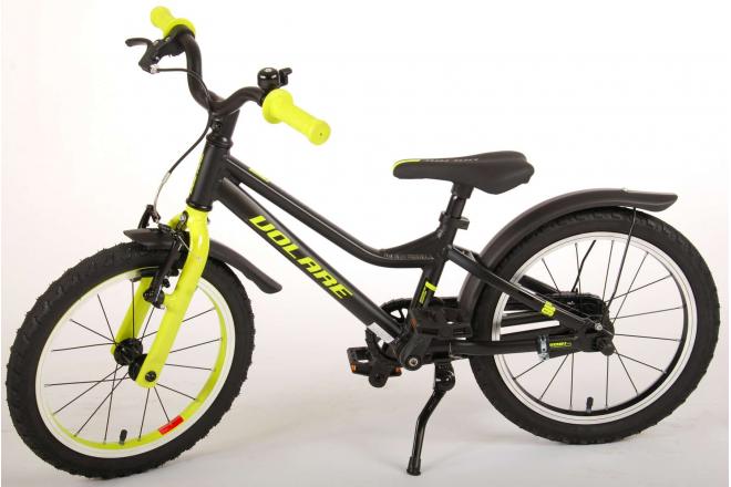 Volare Blaster Kinderfahrrad - Jungen - 16 Zoll - Schwarz Grün - Prime Collection