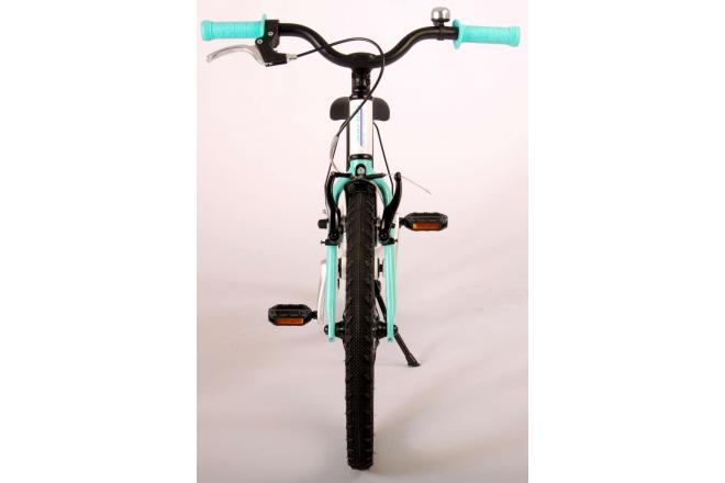 Volare Glamour Kinderfahrrad - Mädchen - 18 Zoll - Perlmutt Mintgrün - Prime Collection