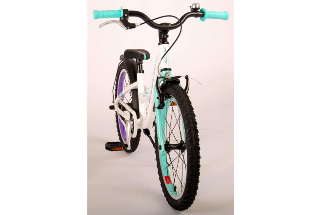 Volare Glamour Kinderfahrrad - Mädchen - 18 Zoll - Perlmutt Mintgrün - Prime Collection