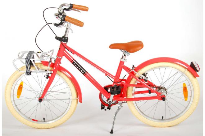 Volare Melody Kinderfahrrad - Mädchen - 20 Zoll - Koralrot - zwei Handbremsen - Prime Collection