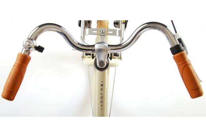 Volare Melody Kinderfahrrad - Mädchen - 24 Zoll - Sand - Prime Collection