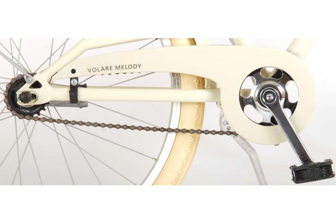 Volare Melody Kinderfahrrad - Mädchen - 24 Zoll - Sand - Prime Collection