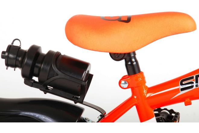 Volare Sportivo Kinderfahrrad - Jungen - 14 Zoll - Neon Orange Schwarz - 95% zusammengebaut