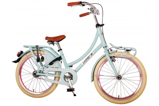 Volare Classic Oma Kinderfahrrad - Mädchen - 20 Zoll - Hellblau