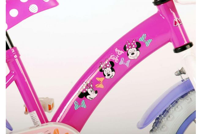 Disney Minnie Kinderfahrrad - Mädchen - 14 Zoll - Pink