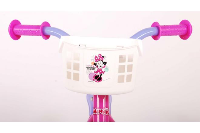 Disney Minnie Cutest Ever! Kinderfahrrad - Mädchen - 10 Zoll - Pink / Weiß / Lila