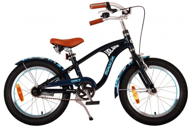 Volare Miracle Cruiser Kinderfahrrad - Jungen - 16 Zoll - Matte Blau - Prime Collection