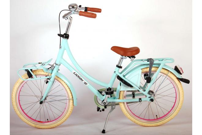 Volare Classic Oma Kinderfahrrad - Mädchen - 20 Zoll - Hellblau