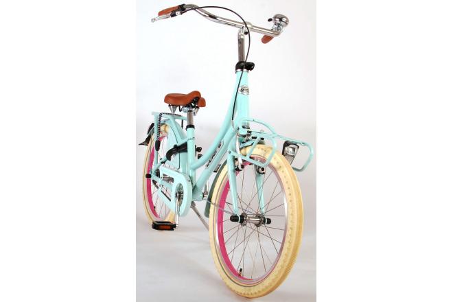 Volare Classic Oma Kinderfahrrad - Mädchen - 20 Zoll - Hellblau