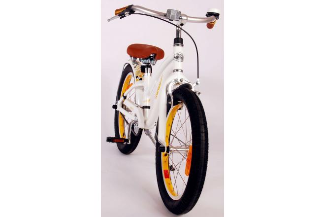 Volare Miracle Cruiser Kinderfahrrad - Mädchen - 18 Zoll - Weiß - Prime Collection