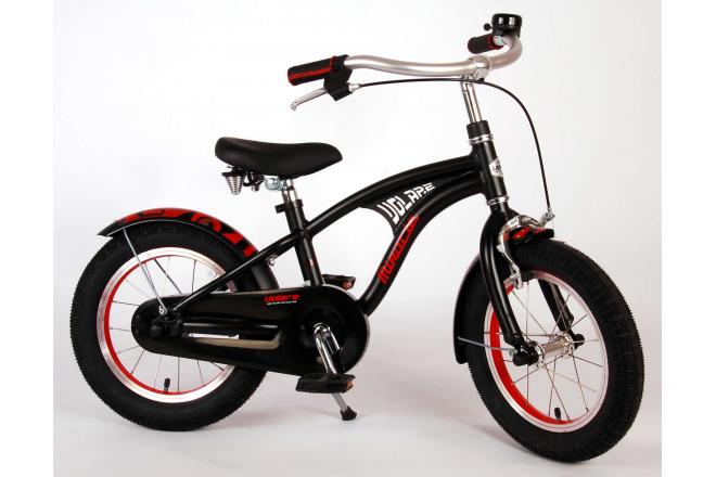 Volare Miracle Cruiser Kinderfahrrad - Jungen - 14 Zoll - Mattschwarz - Prime Collection