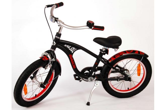 Volare Miracle Cruiser Kinderfahrrad - Jungen - 16 Zoll - Mattschwarz - Prime Collection