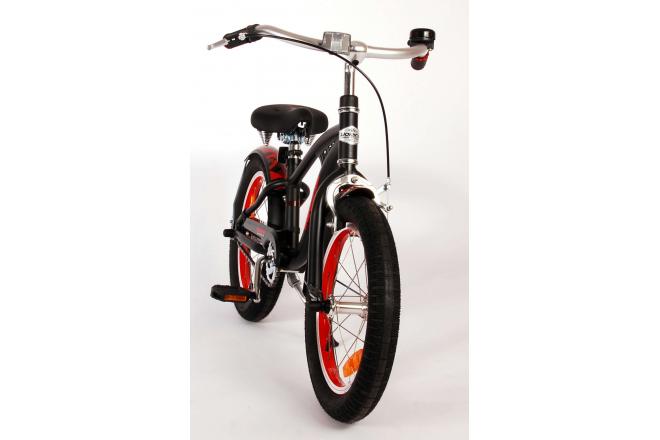 Volare Miracle Cruiser Kinderfahrrad - Jungen - 16 Zoll - Mattschwarz - Prime Collection