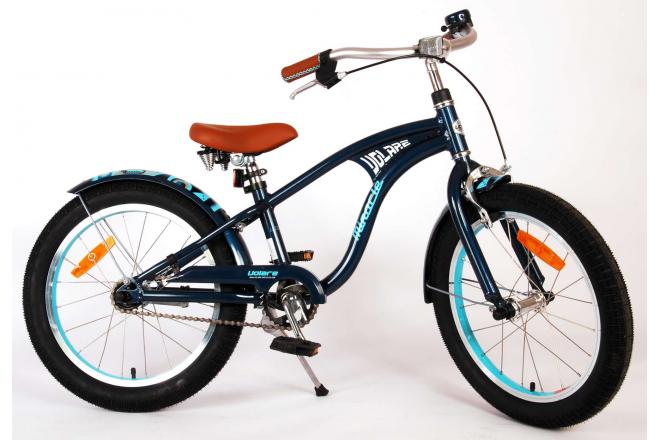 Volare Miracle Cruiser Kinderfahrrad - Jungen - 18 Zoll - Blau Matt - Prime Collection