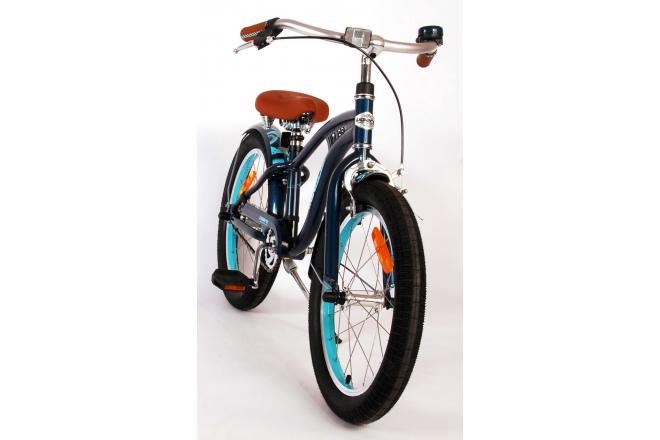 Volare Miracle Cruiser Kinderfahrrad - Jungen - 18 Zoll - Blau Matt - Prime Collection