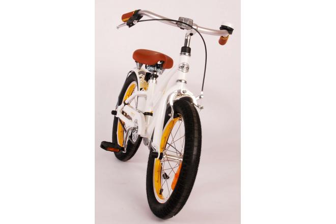 Volare Miracle Cruiser Kinderfahrrad - Mädchen - 16 Zoll - Weiß - Prime Collection