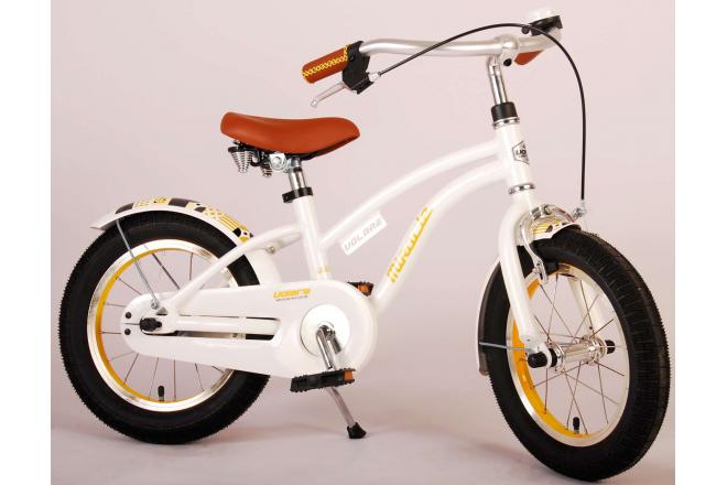 Volare Miracle Cruiser Kinderfahrrad - Mädchen - 14 Zoll - Weiß - Prime Collection