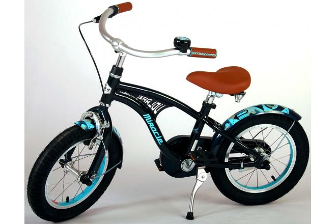 Volare Miracle Cruiser Kinderfahrrad - Jungen - 14 Zoll - Matte Blau - Prime Collection