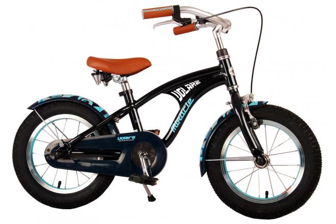 Volare Miracle Cruiser Kinderfahrrad - Jungen - 14 Zoll - Matte Blau - Prime Collection