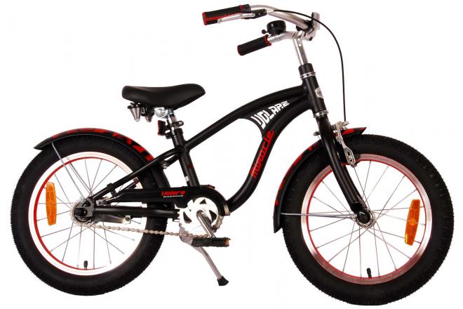 Volare Miracle Cruiser Kinderfahrrad - Jungen - 16 Zoll - Mattschwarz - Prime Collection